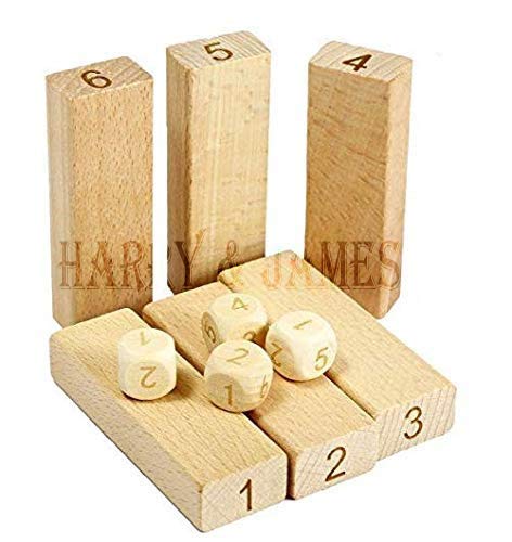 Wooden Block Stacking Game