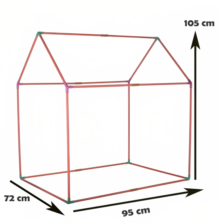 Space Explorer Tent House With LED Lights For Kid
