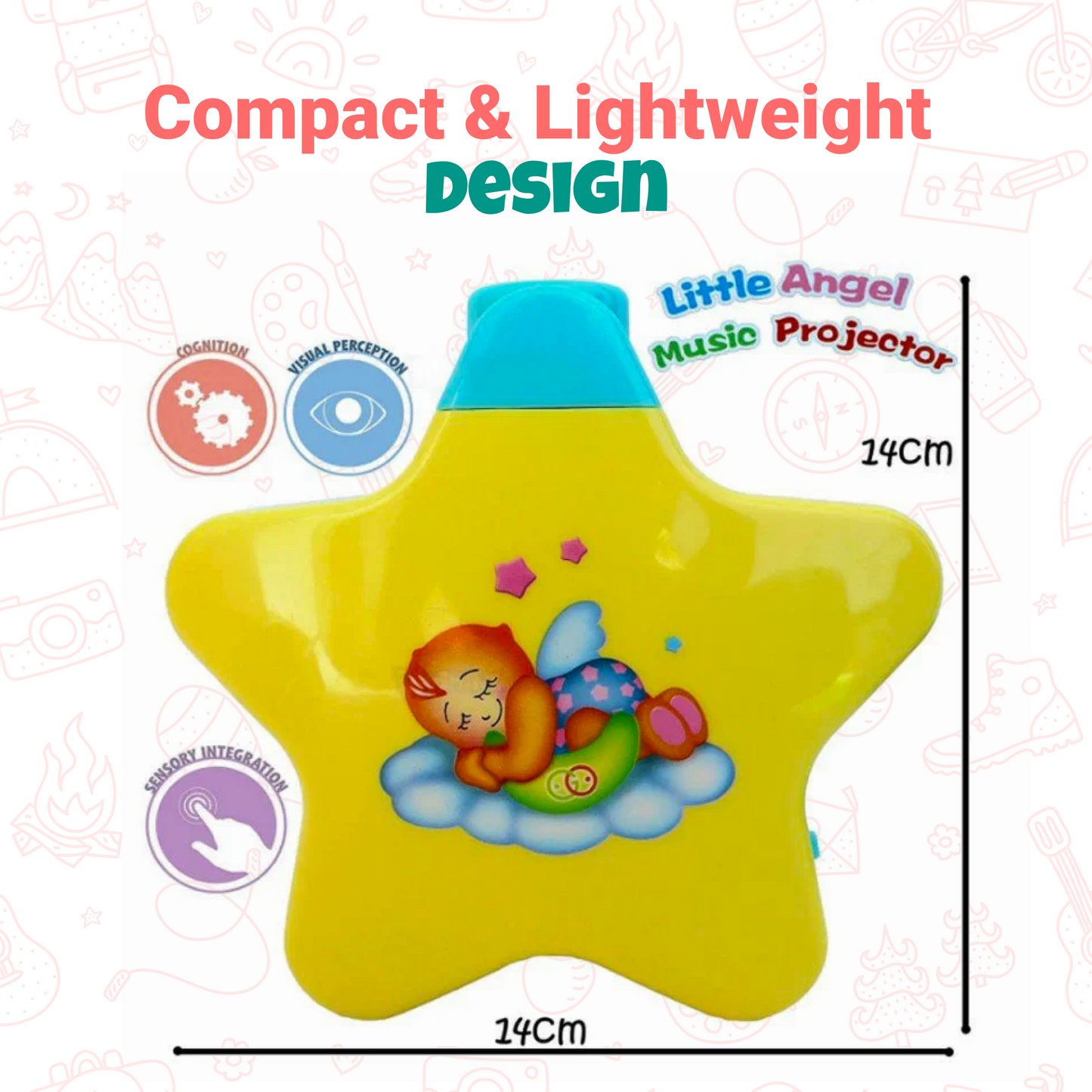 Sleeping LED Star Projector for Newborn babies