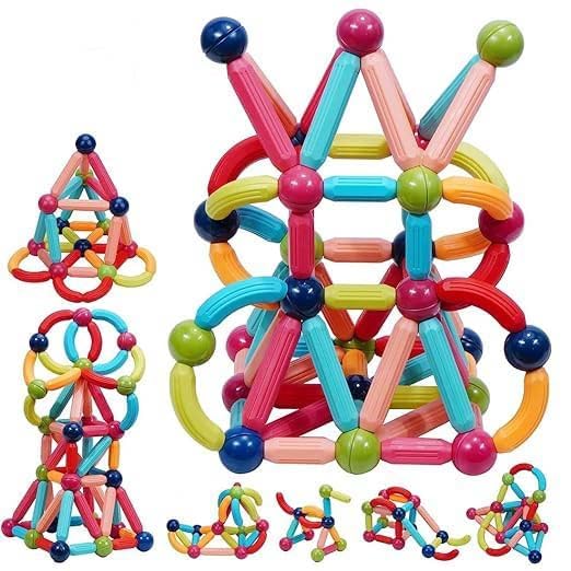 Magnetic Roundels Stick Building For Kids