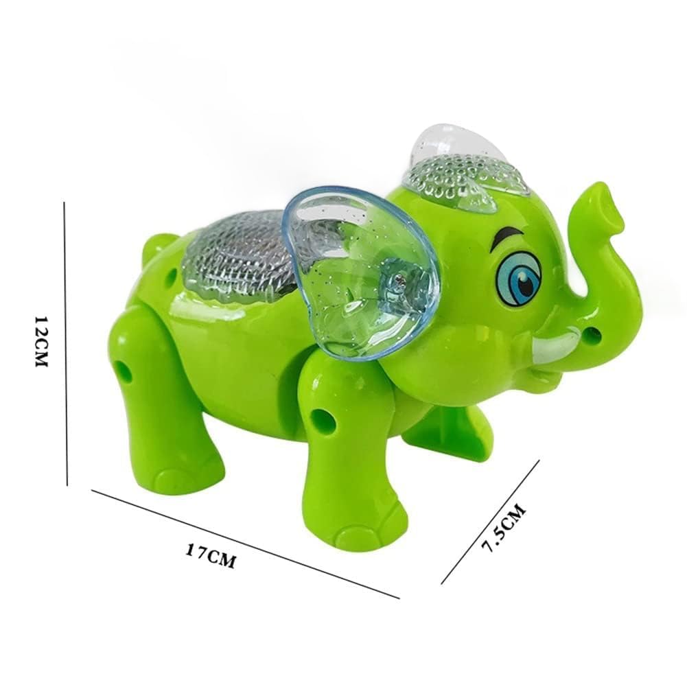 Walking Electric Elephant Toy for kid Toddlers With Music And Realistic Tumpet Sound l Battry Operated