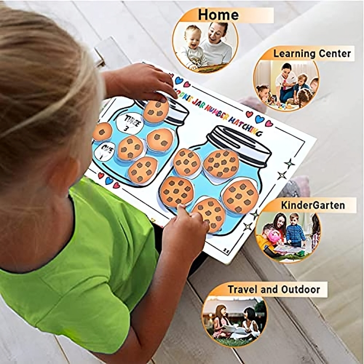 Kids Activity Book l Travel Friendly Busy Book For 2+