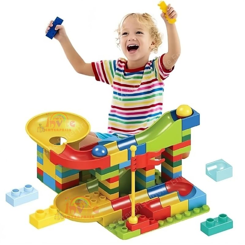 88PCS Assembly Block Marble Run Slide Track
