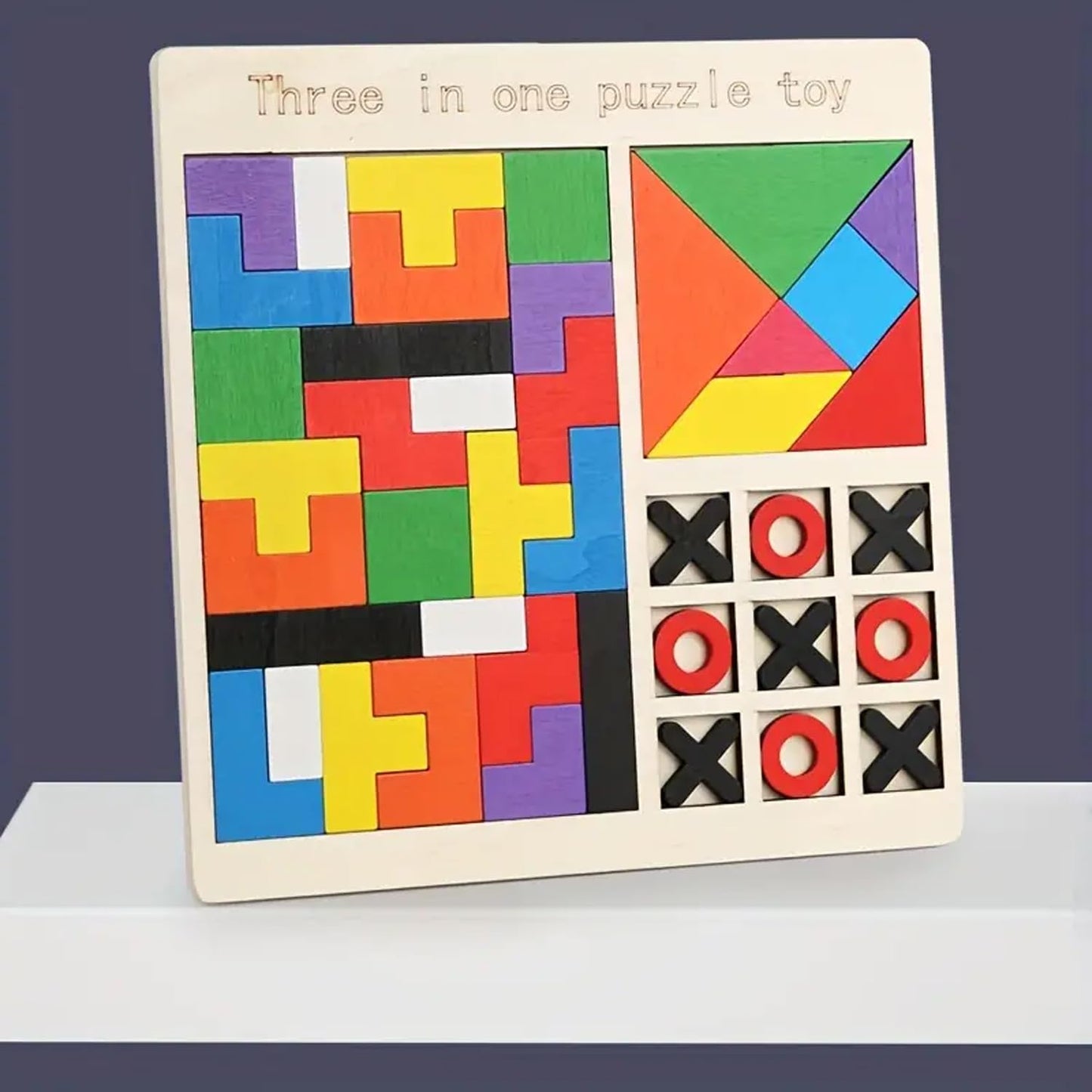 3 in 1 Wooden Puzzle
