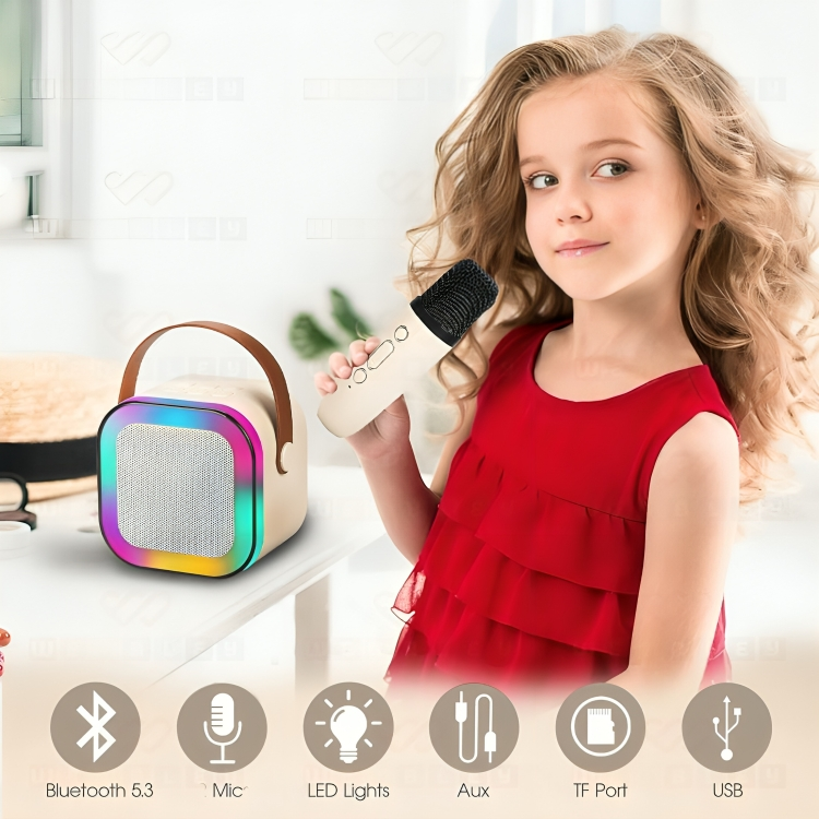 Karaoke With Bluetooth Speaker And Wireless Mic