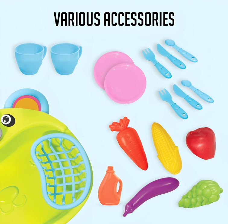 Pretend Play kitchen Sink Set