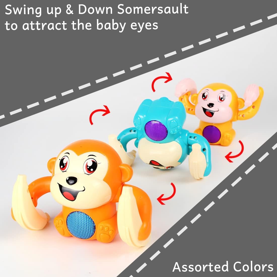Dancing Monkey Musical Tumble Toys