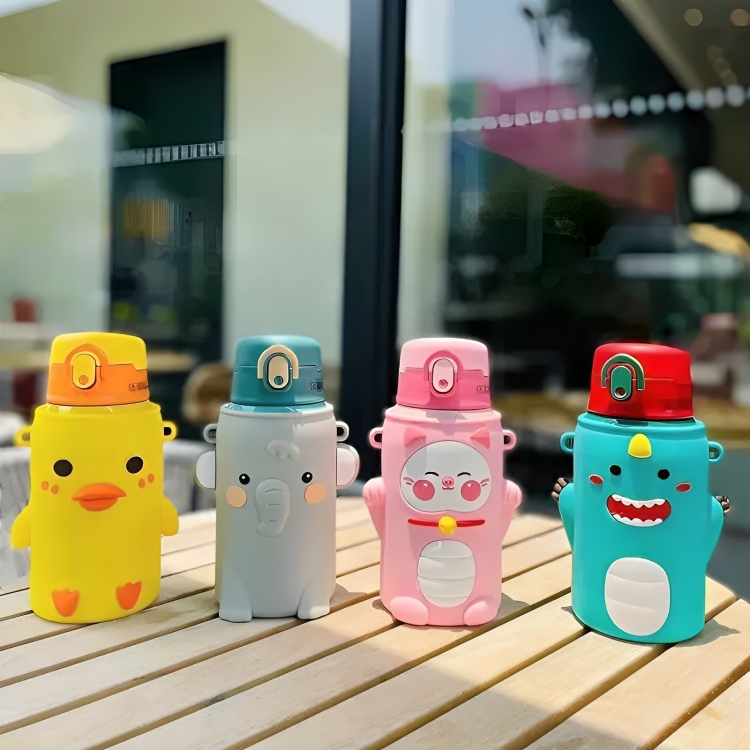 Kawaii Style bottle with dual insulated cups