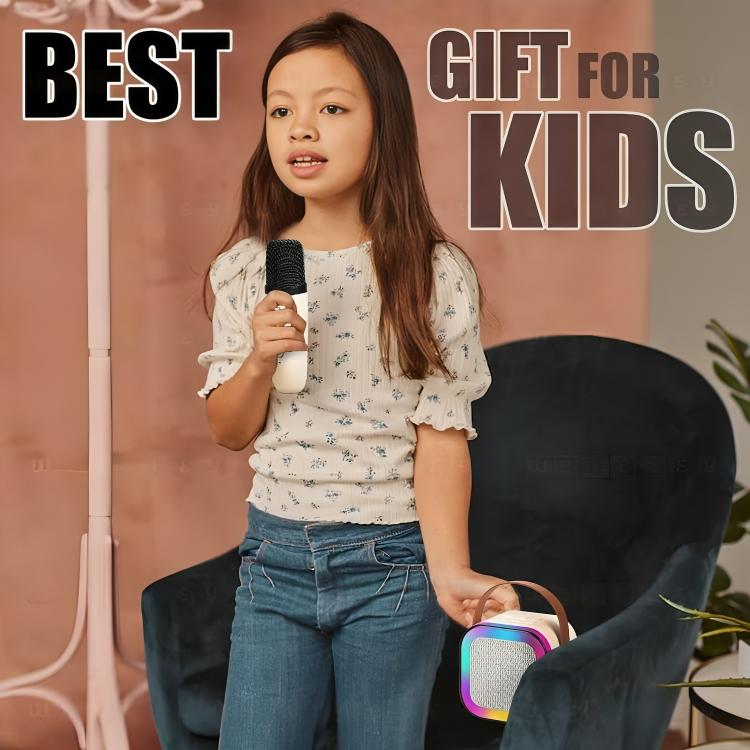 Karaoke With Bluetooth Speaker And Wireless Mic