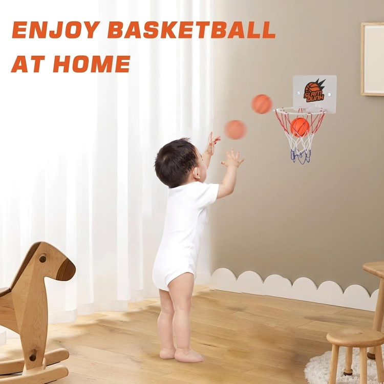 Basketball With Net For Kids Age 2+