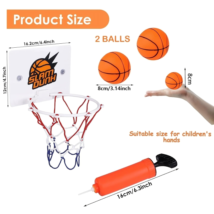 Basketball With Net For Kids Age 2+
