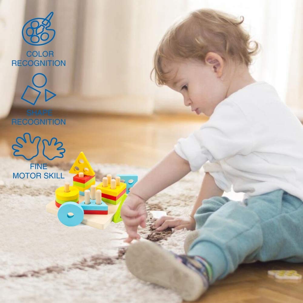 5 in 1 Wooden Sorting Toy