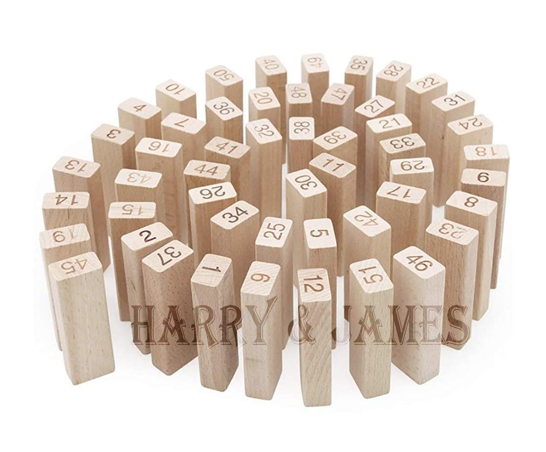 Wooden Block Stacking Game