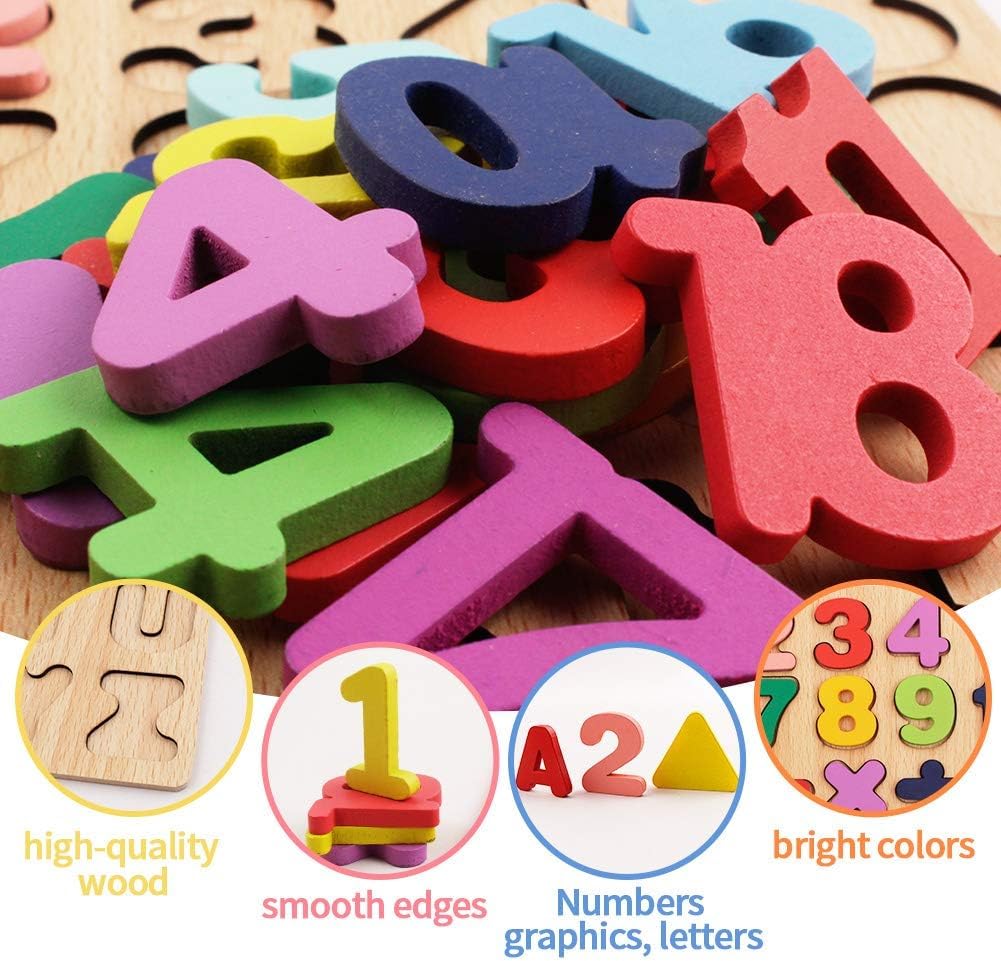 Educatinoal Board Wooden Learning Borad l Puzzel Set
