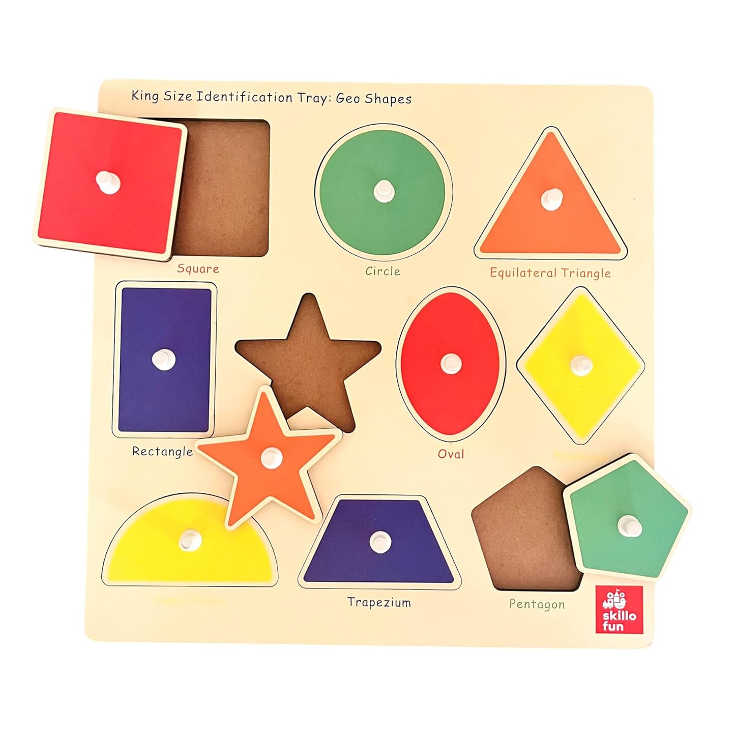 Shape Sorter With Knobs