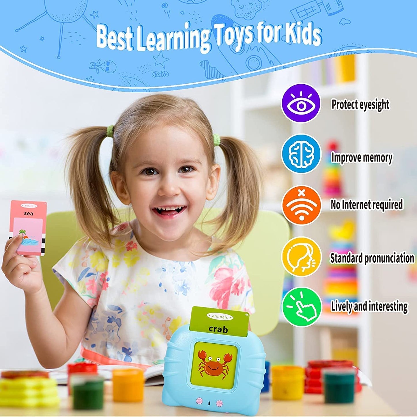 Educatinoal Learning Talking Flash cards