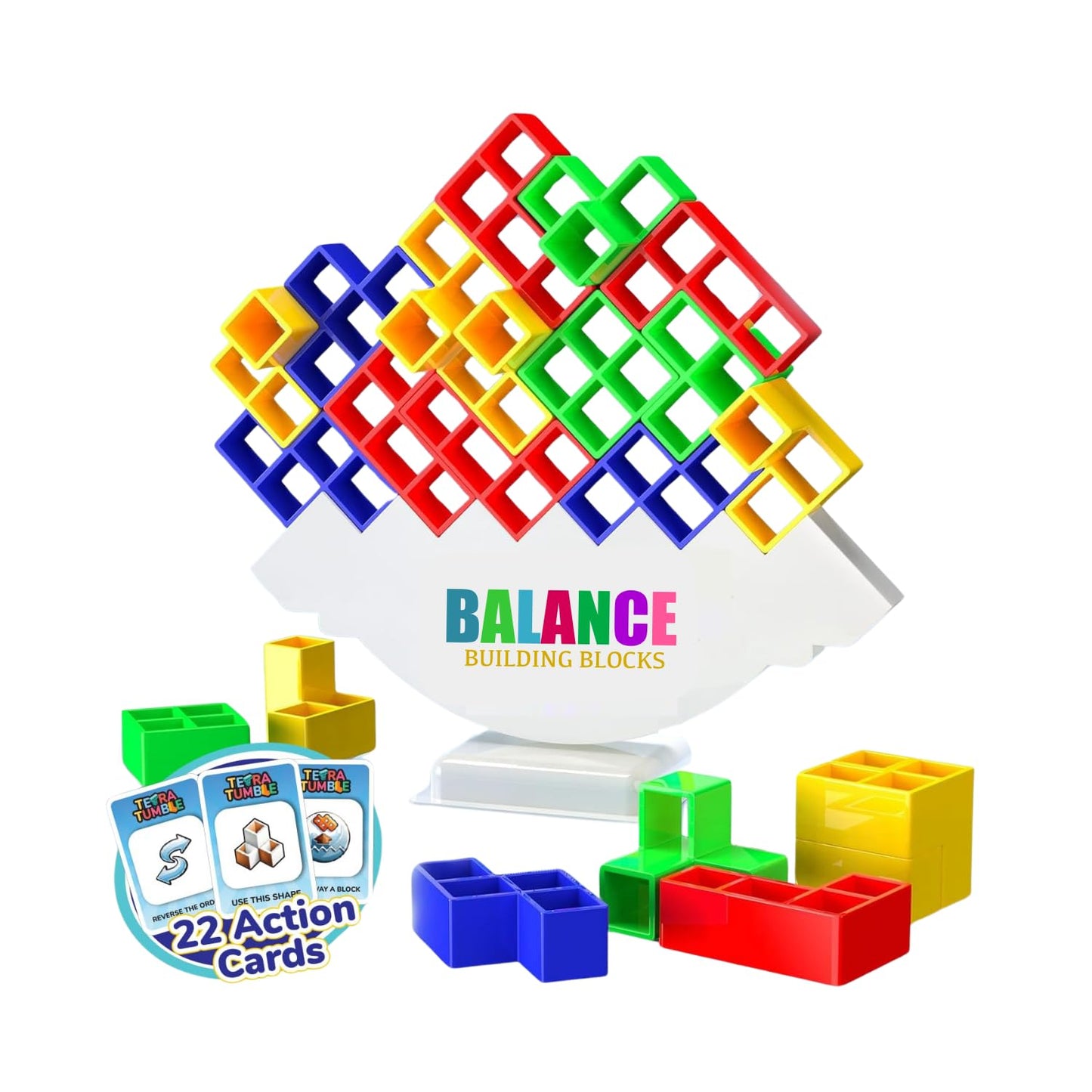 Tetra Tower Balance Game-16-piece