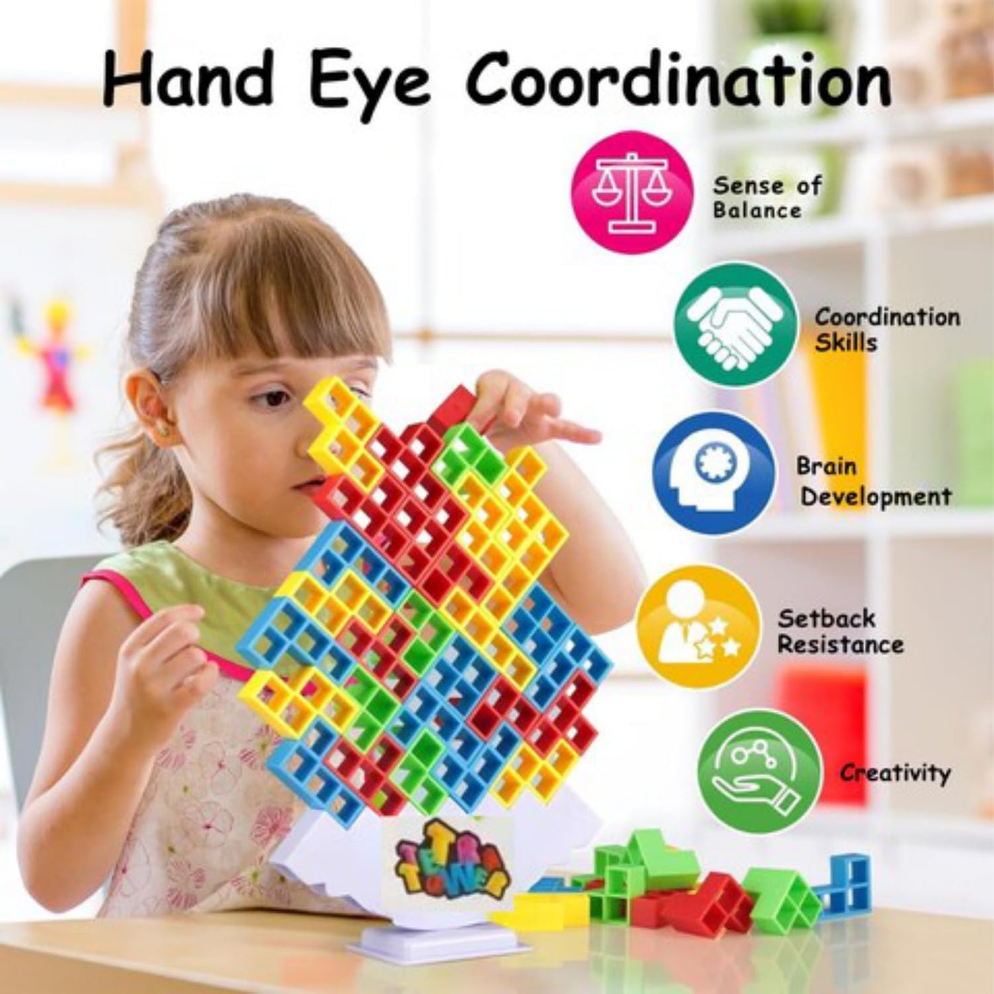 Tetra Tower Balance Game-16-piece