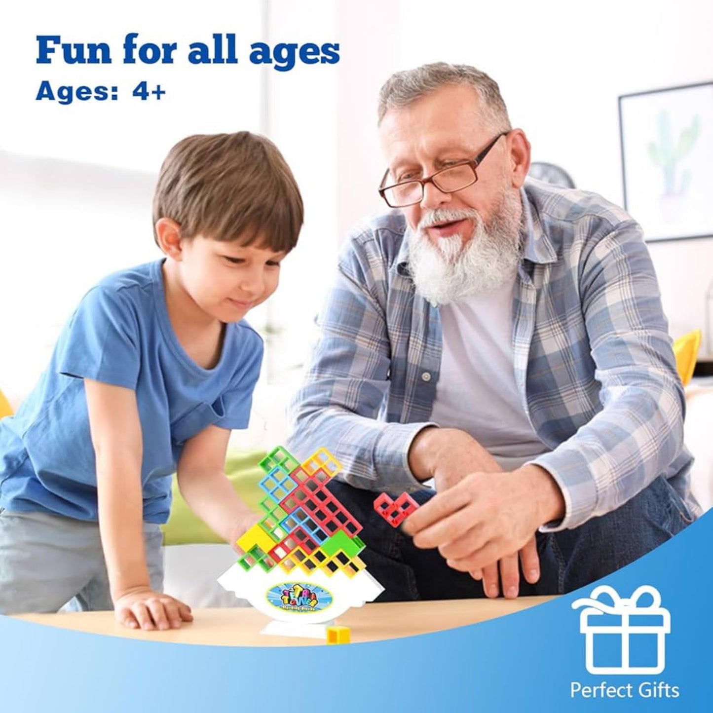 Tetra Tower Balance Game-16-piece