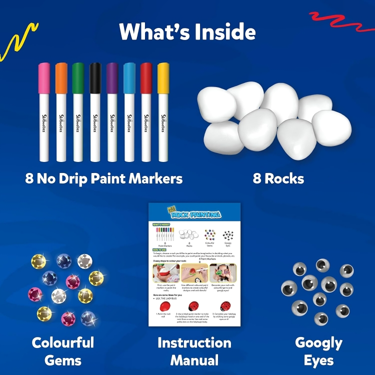 Rock painting kit For kids Age 6+
