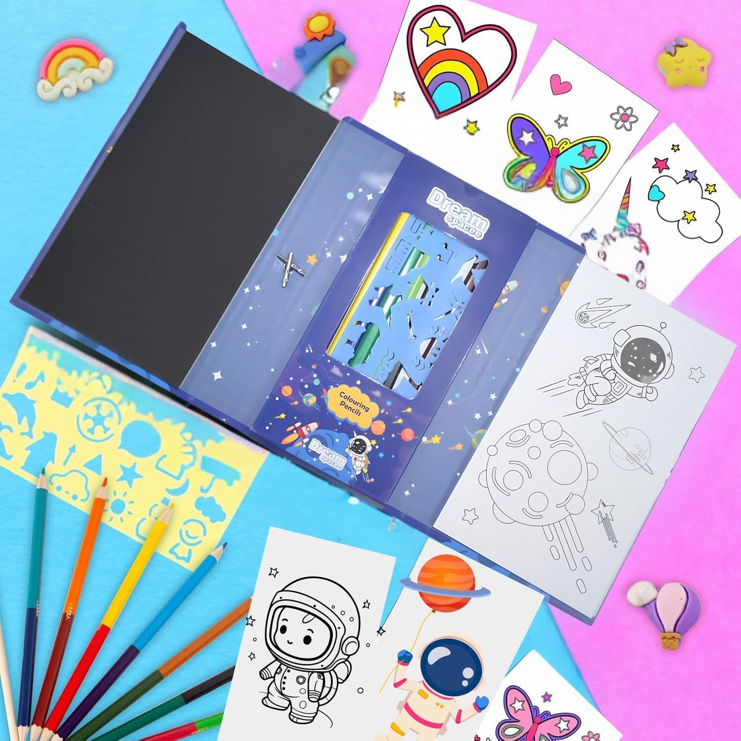 Coloring Books & Scratch pad