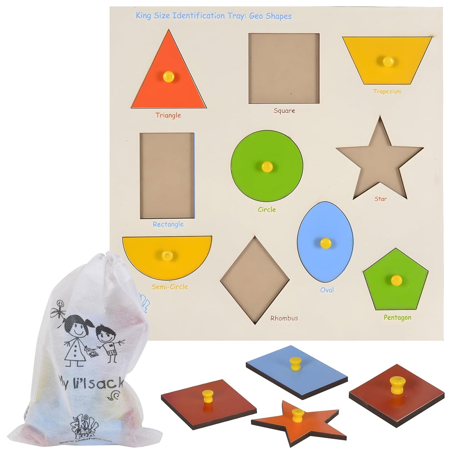 Shape Sorter With Knobs