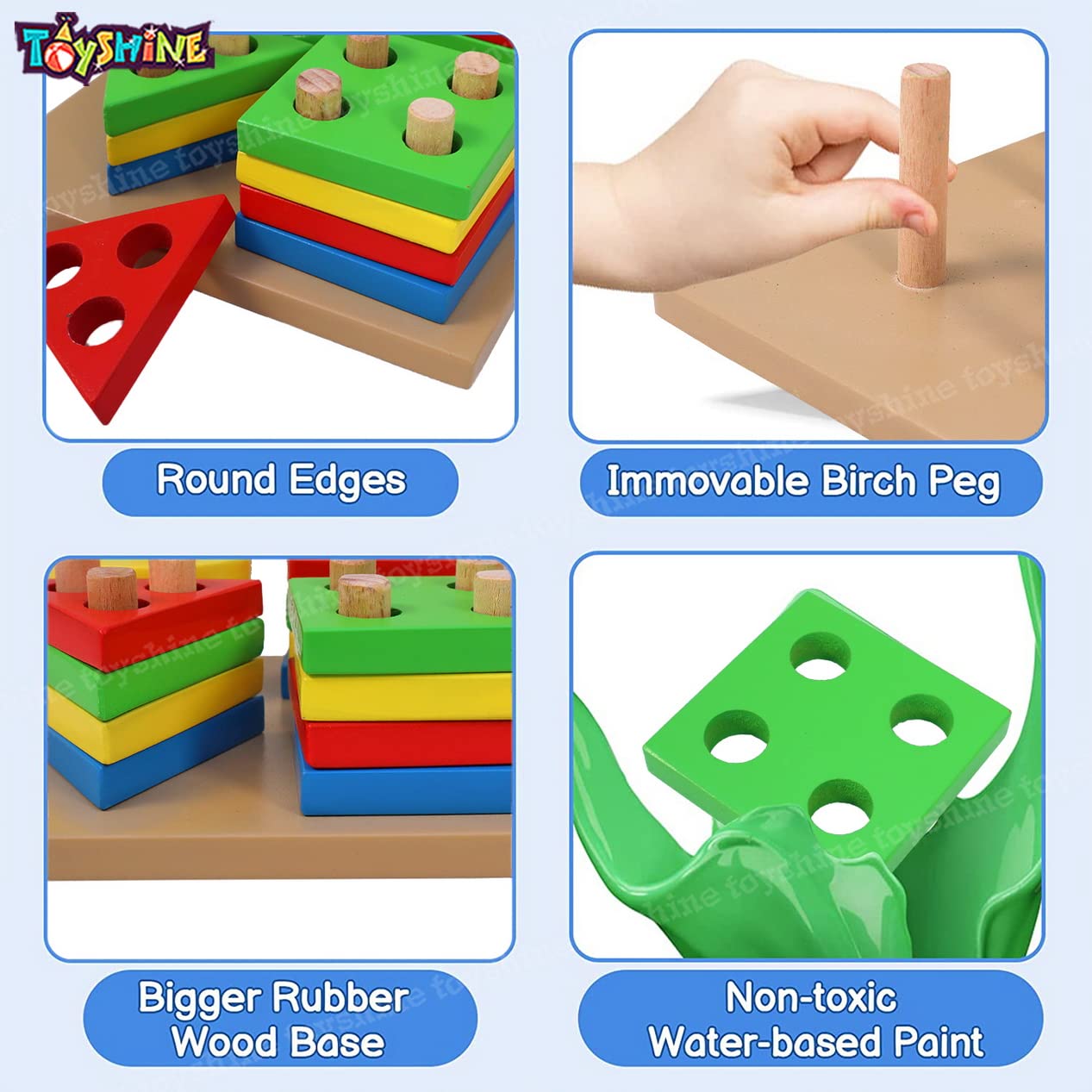 5 in 1 Wooden Sorting Toy