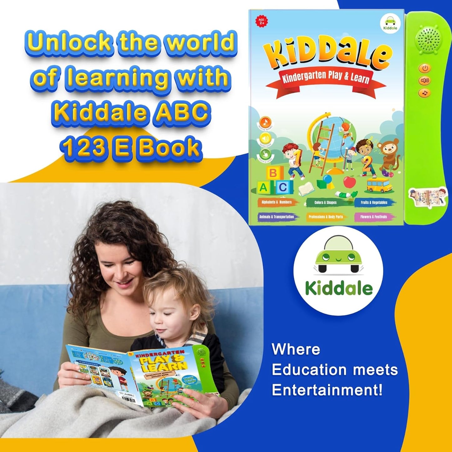 Intelligence Phonetic Learning Musical E-Booke For 3+1