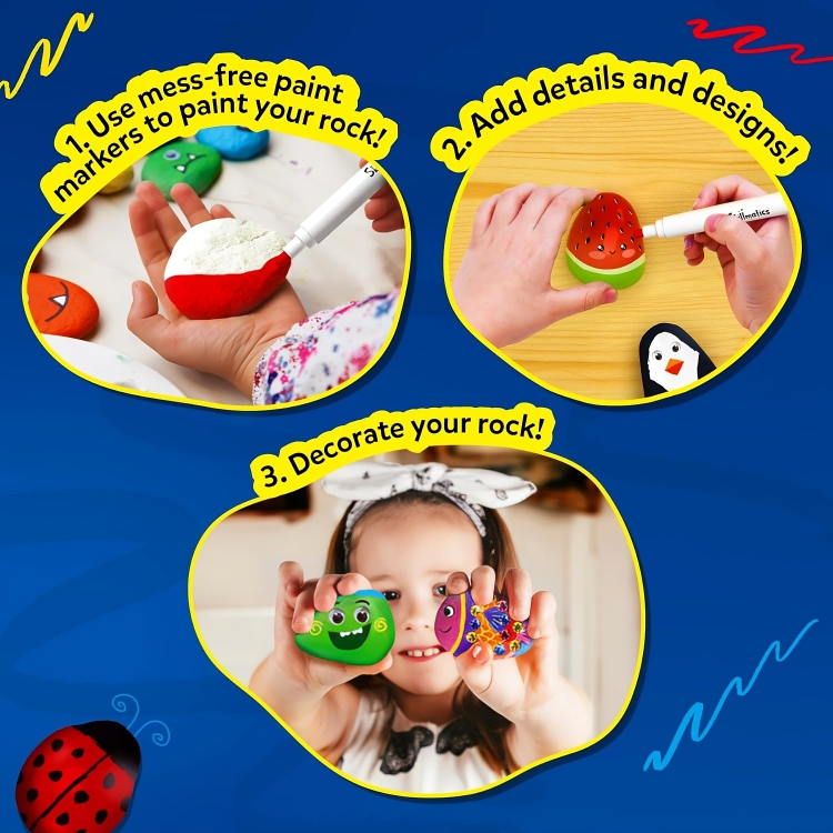 Rock painting kit For kids Age 6+
