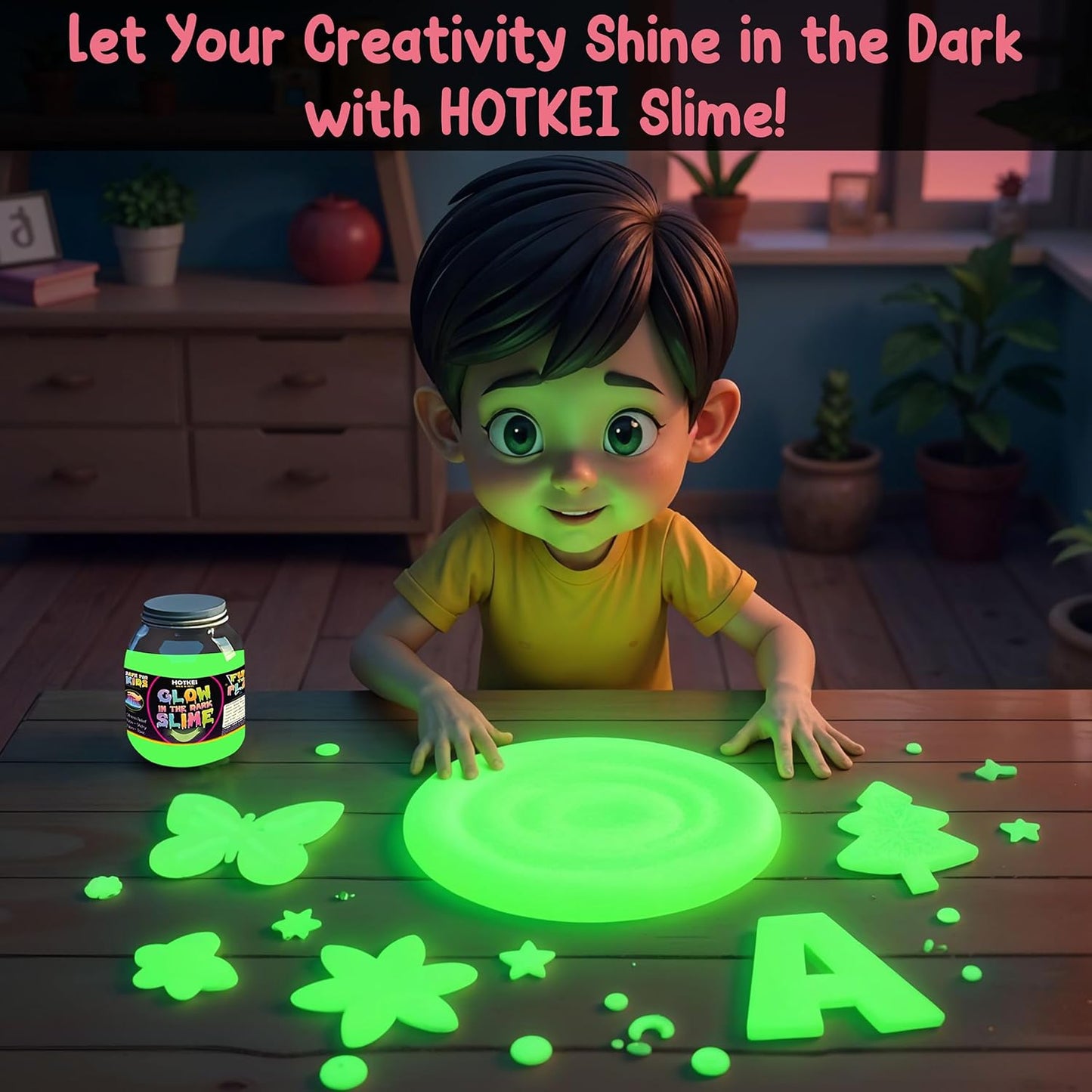 Glow In The Dark l DIY Slime Maker Set