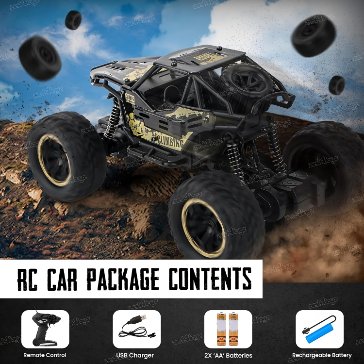 RC Monster Truck with exhaust smoke 4X4