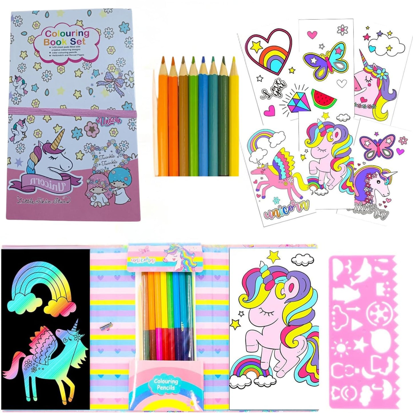 Coloring Books & Scratch pad