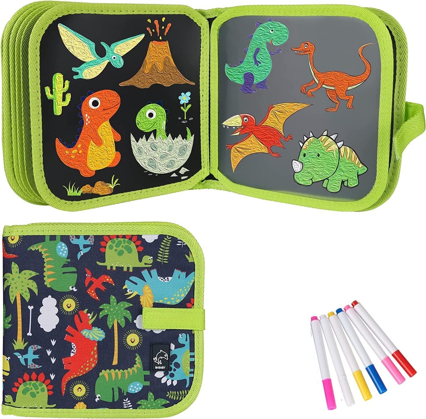 Erasable Doodle Book With 12 Watercolor Pens
