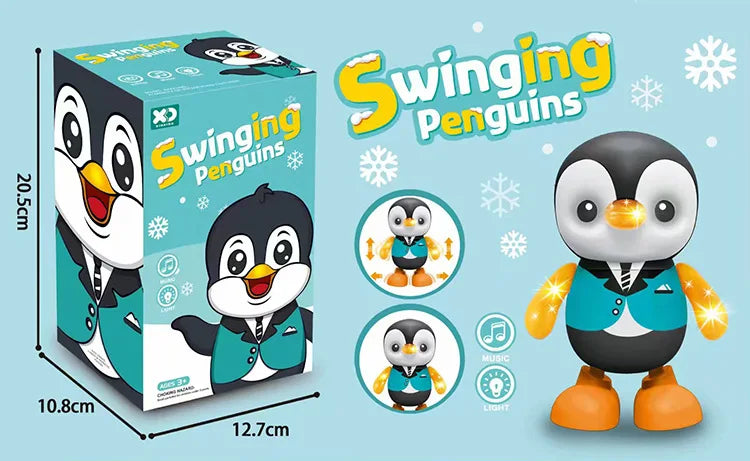Dancing Penguin Toy With Swinging Arms