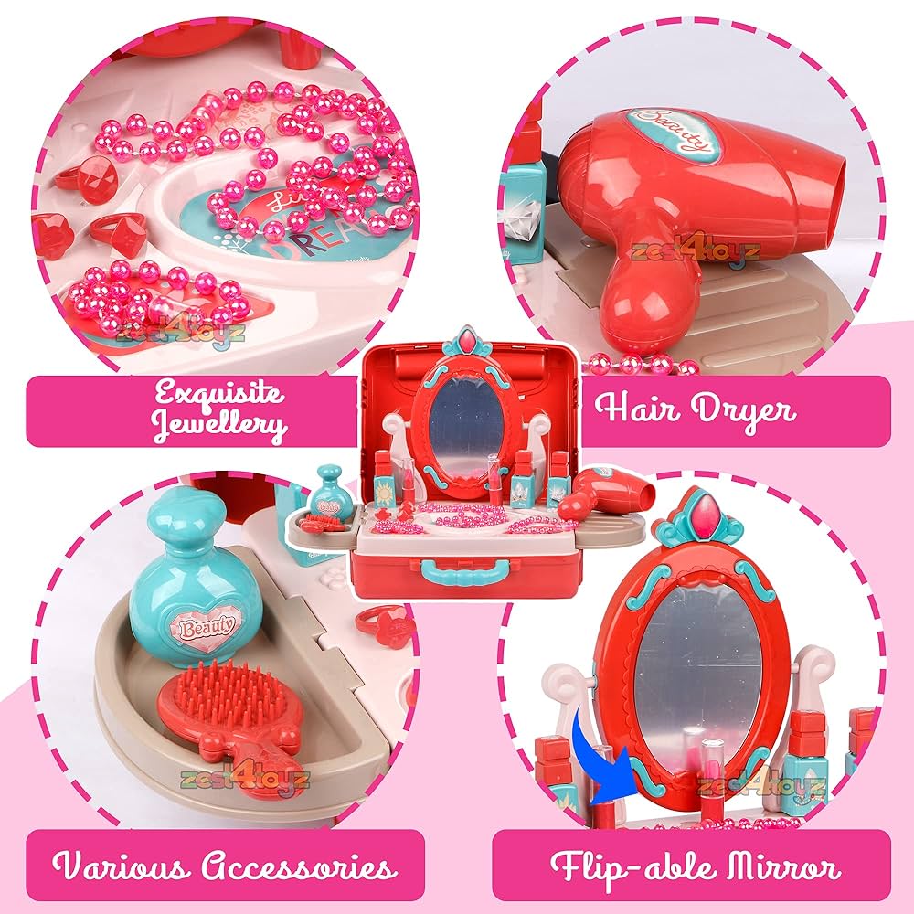 Child Dresser l Makeup And Beauty Kit 30pcs