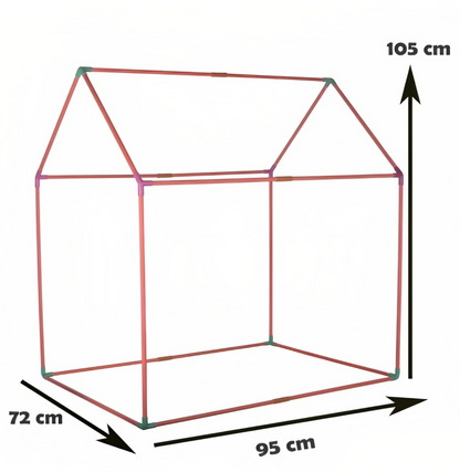 Space Explorer Tent House With LED Lights For Kid