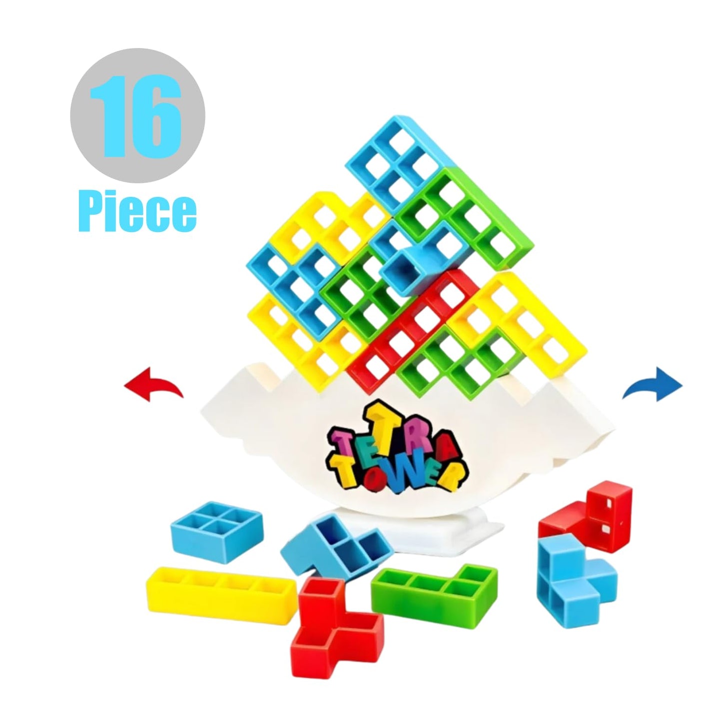 Tetra Tower Balance Game-16-piece