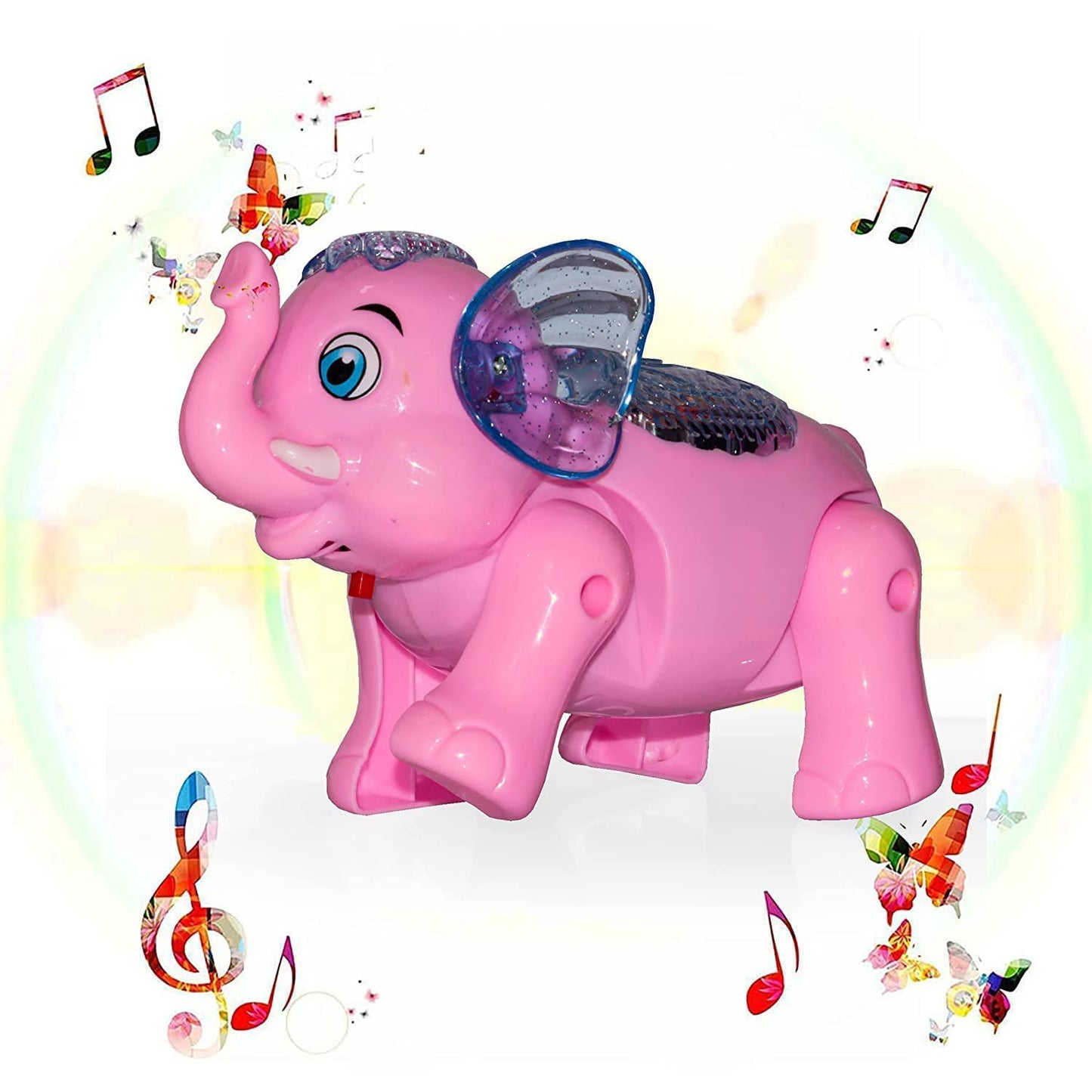 Walking Electric Elephant Toy for kid Toddlers With Music And Realistic Tumpet Sound l Battry Operated