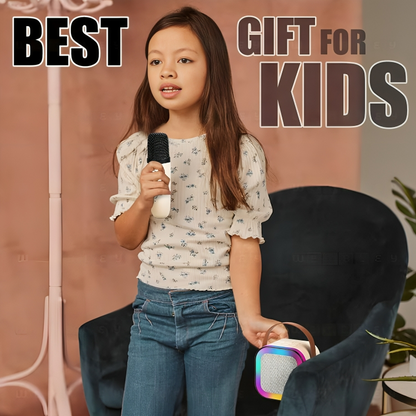 Karaoke With Bluetooth Speaker And Wireless Mic