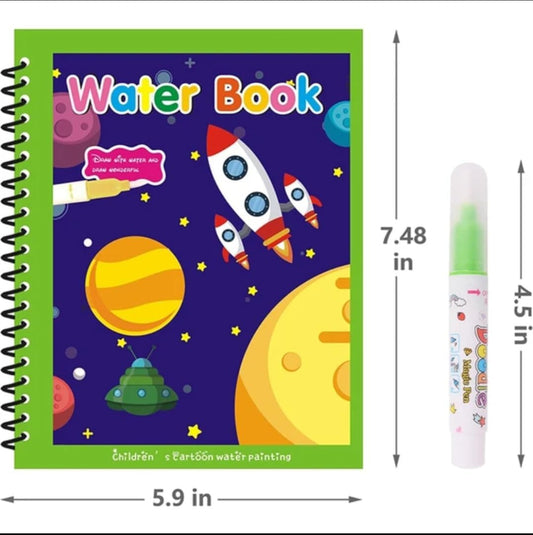 Reusabel Magic Water Panting Book
