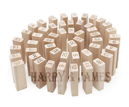 Wooden Block Stacking Game