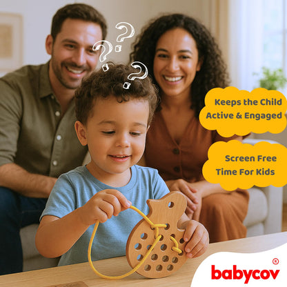 Wooden Lacing Toy