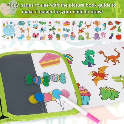 Erasable Doodle Book With 12 Watercolor Pens