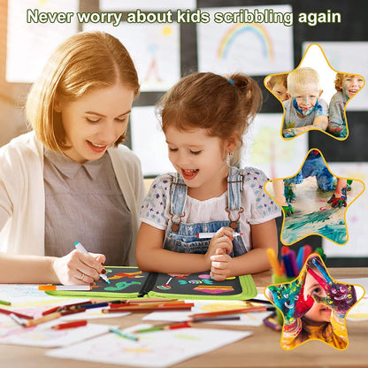 Erasable Doodle Book With 12 Watercolor Pens