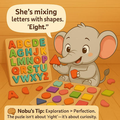 Educatinoal Board Wooden Learning Borad l Puzzel Set