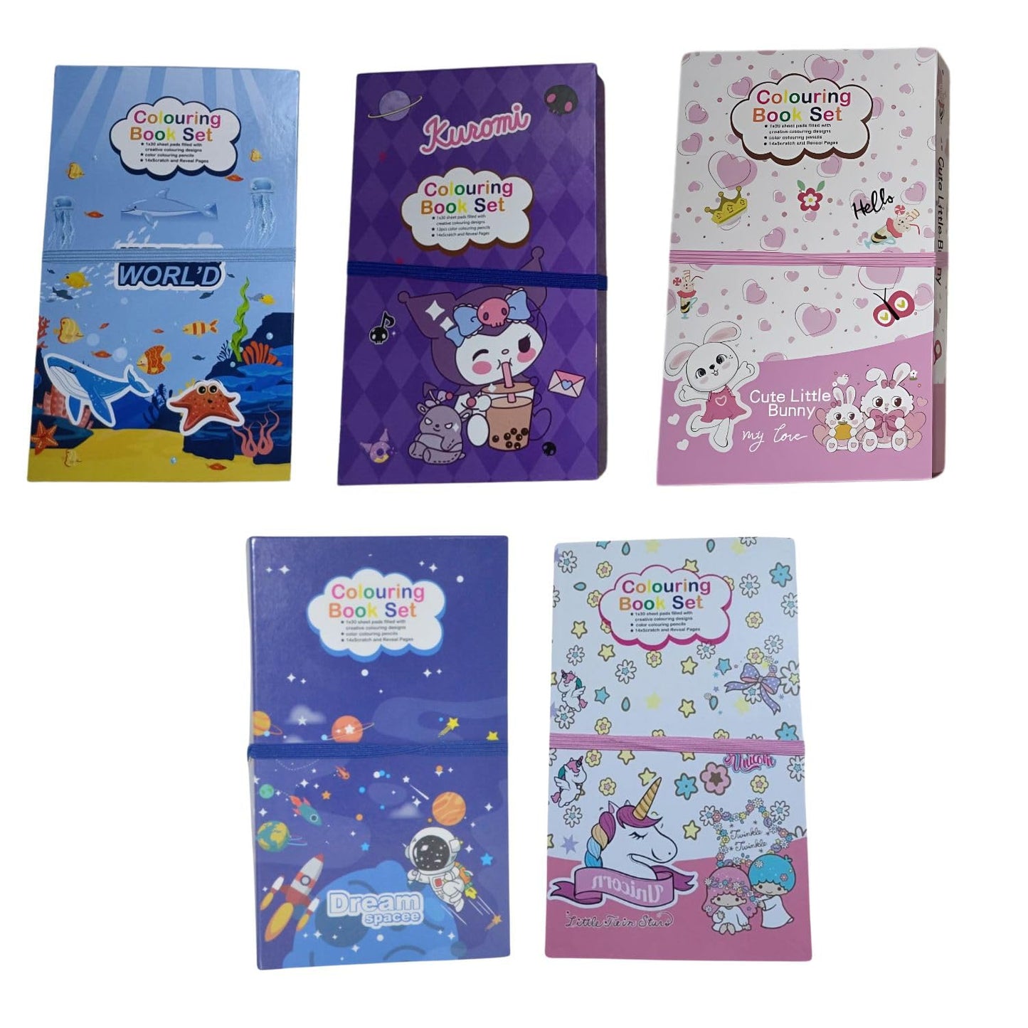 Coloring Books & Scratch pad