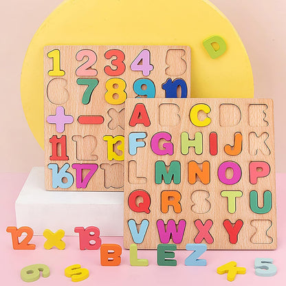 Educatinoal Board Wooden Learning Borad l Puzzel Set