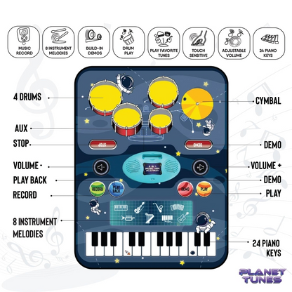 Musical play mat - Grow stems with music