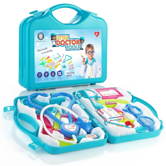 Doctor play Set With Foldable Suitcase Doctor Set Toy Game Kit