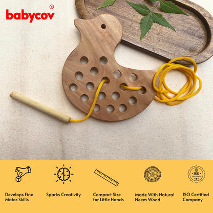 Wooden Lacing Toy